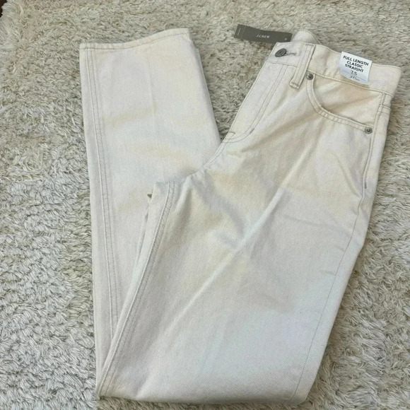 J.Crew Womens Classic Straight Full length Jeans size 25 - Picture 9 of 11